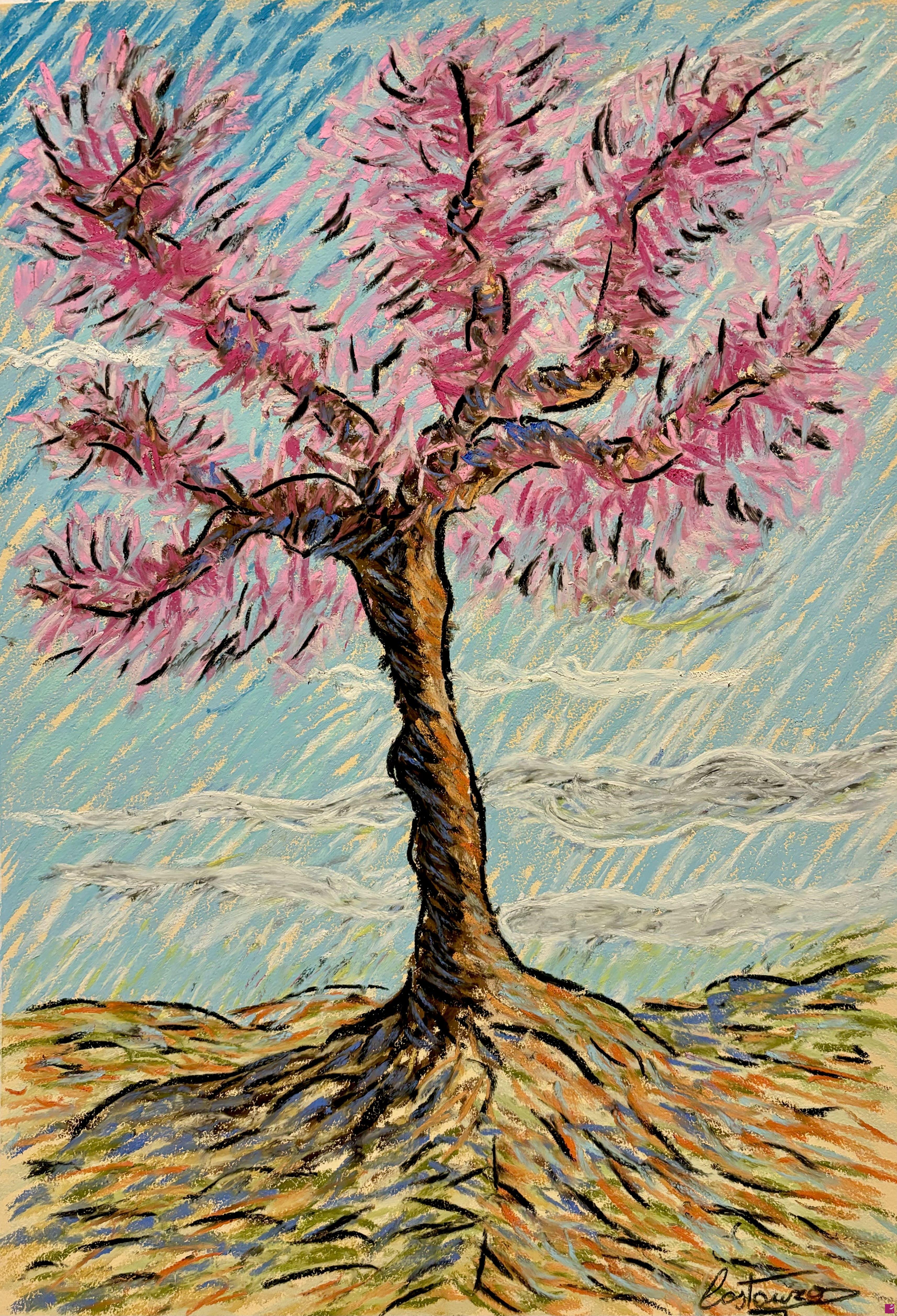 quadri in vendita online - Fioritura di un ciliegio 