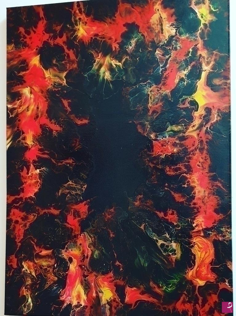 quadri in vendita online - Fire and Flames