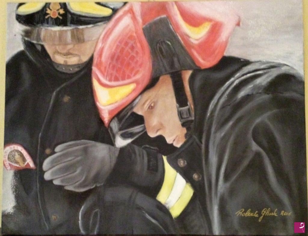 quadri in vendita online - Firefighters
