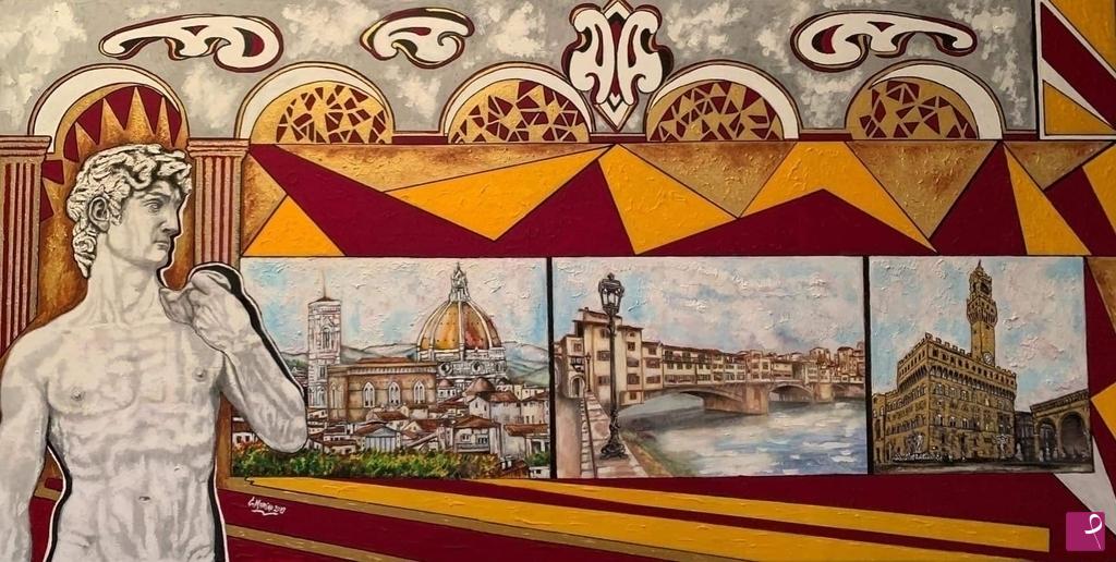 quadri in vendita online - "FIRENZE con I SUOI CAPOLAVORI"