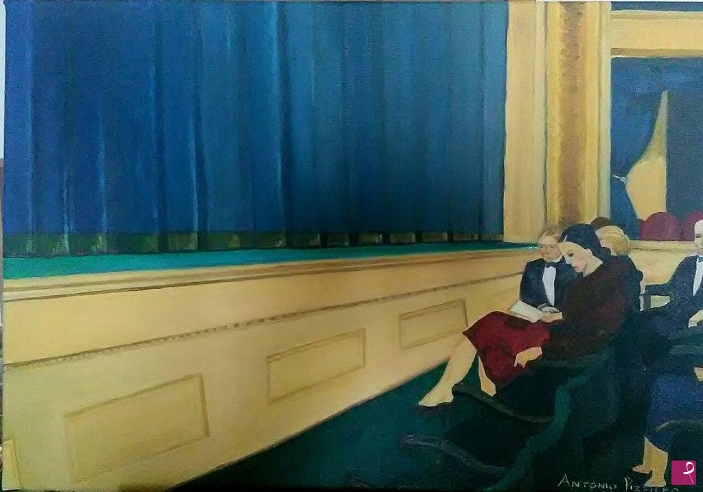 quadri in vendita online - first row orchestra (Hopper)