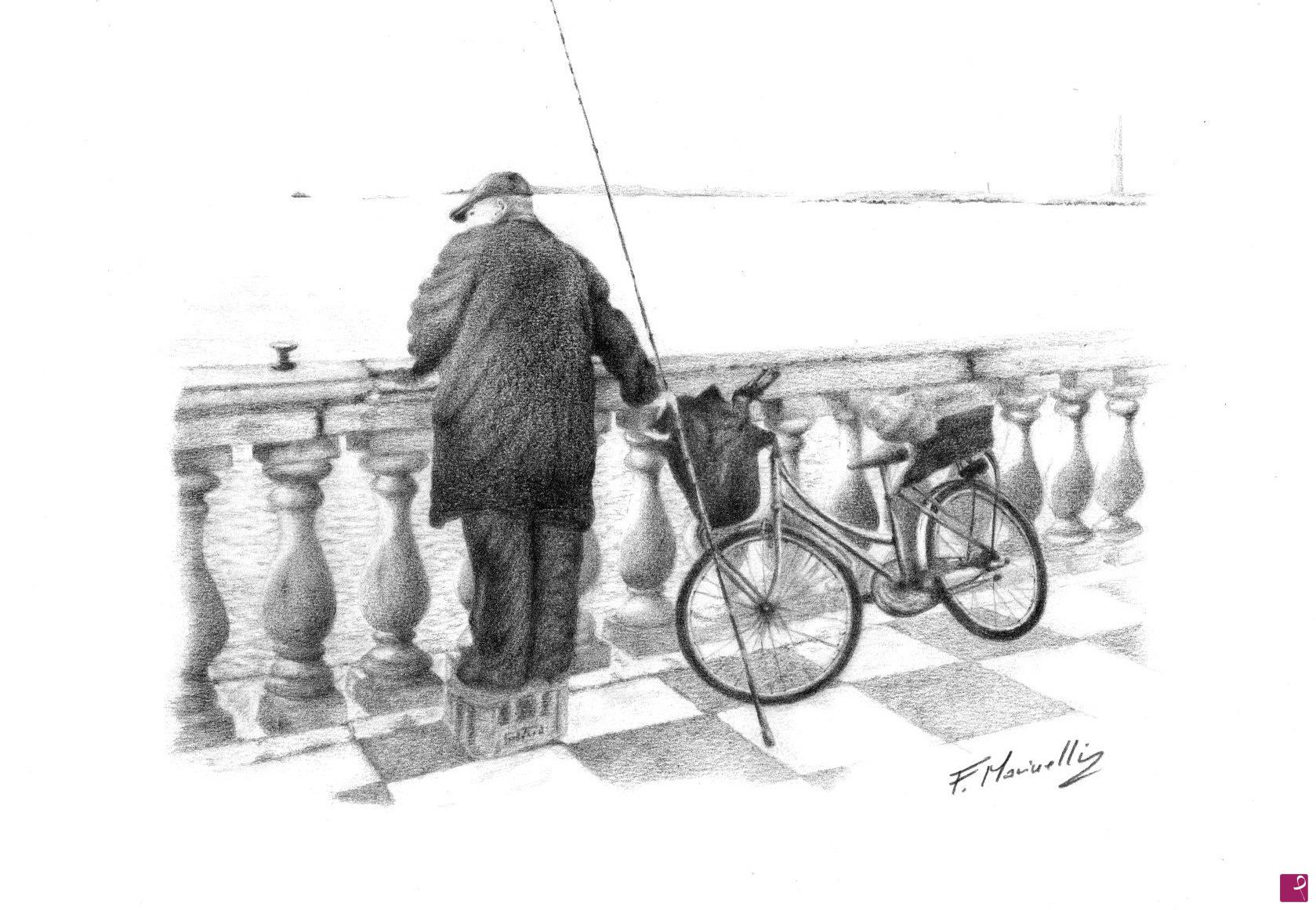 quadri in vendita online - Fisherman