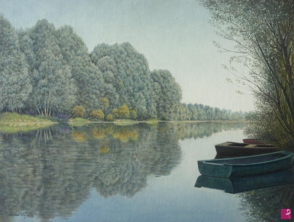quadri in vendita online - Fiume (Brenta)