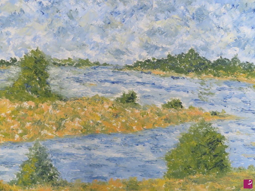 quadri in vendita online - Fiume in Prussia Orientale