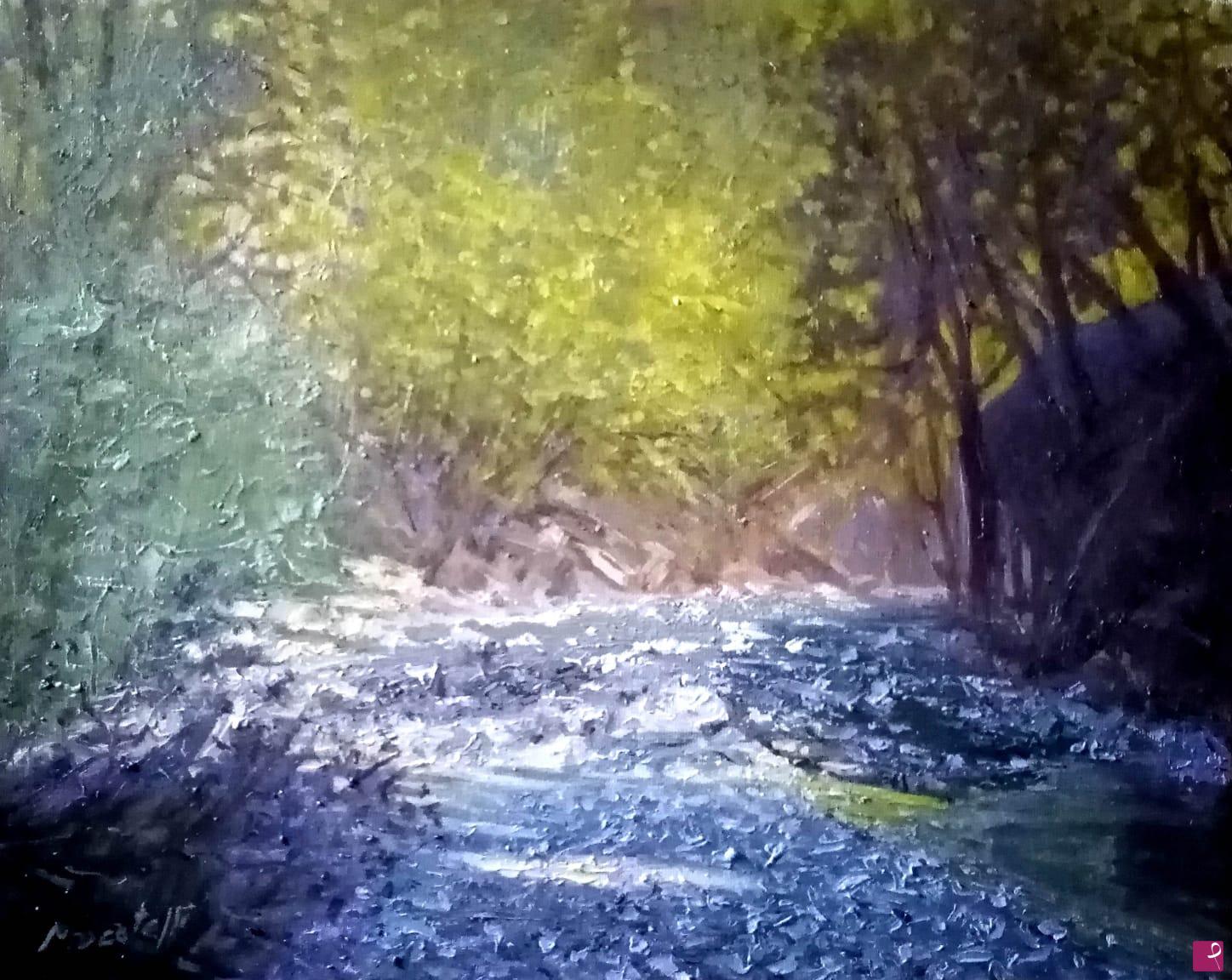 quadri in vendita online - Fiume magra 