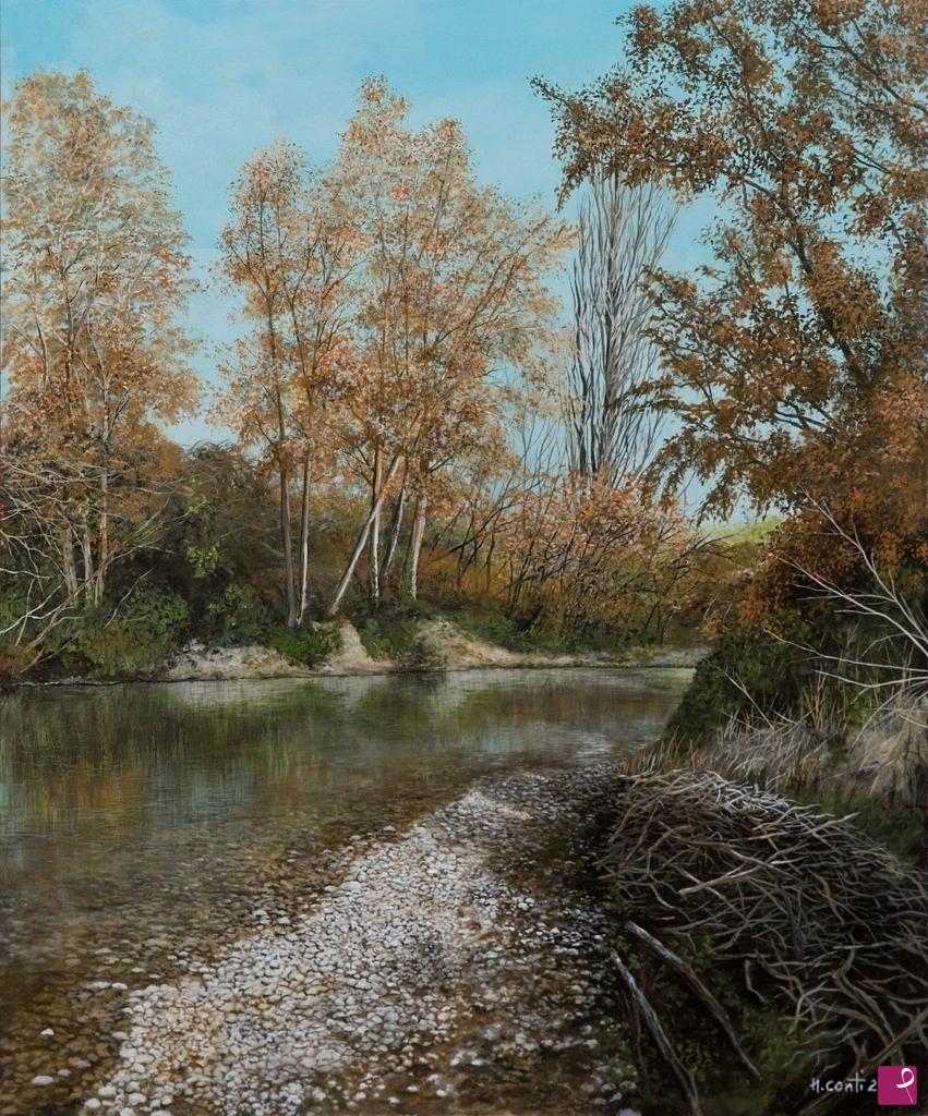 quadri in vendita online - Fiume Nera