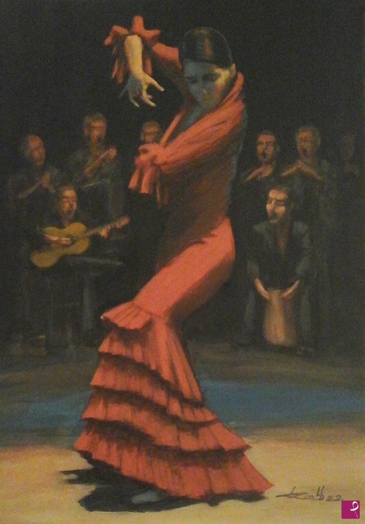 quadri in vendita online - Flamenco 