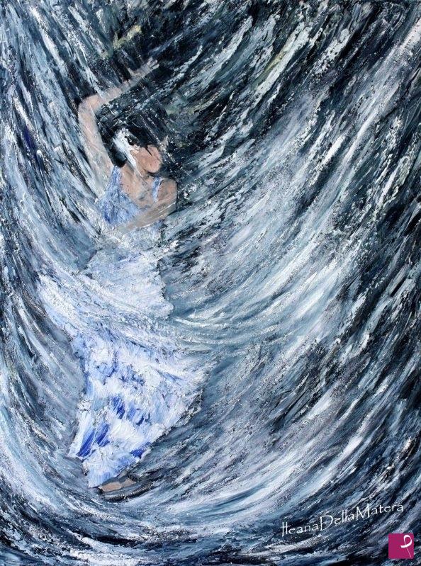 quadri in vendita online - "Flamenco nel vento"