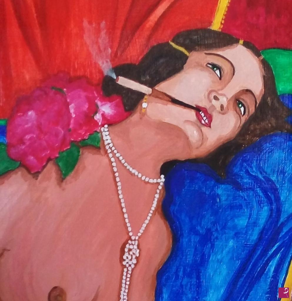 quadri in vendita online - Flapper girl