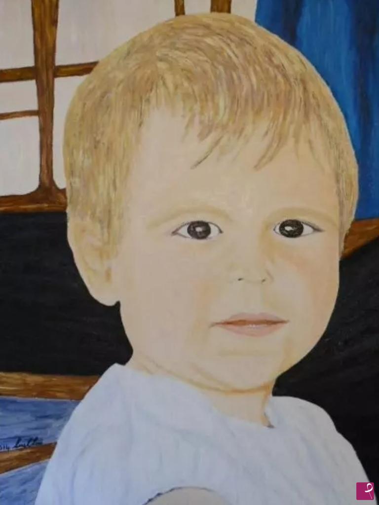 quadri in vendita online - Flavia. Per il tuo primo anno di vita, per l'affetto che mi lega a tuo padre, per la simpatia e il rispetto che ho per tua madre. Piccolo angelo doni luce e gioia nella vita dei tuoi cari.  