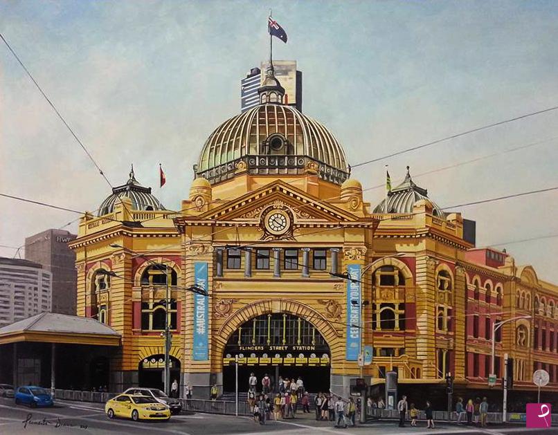 quadri in vendita online - flinders street station
