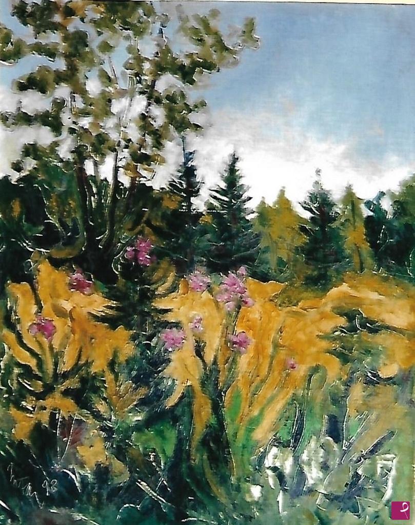 quadri in vendita online - Flora alpina