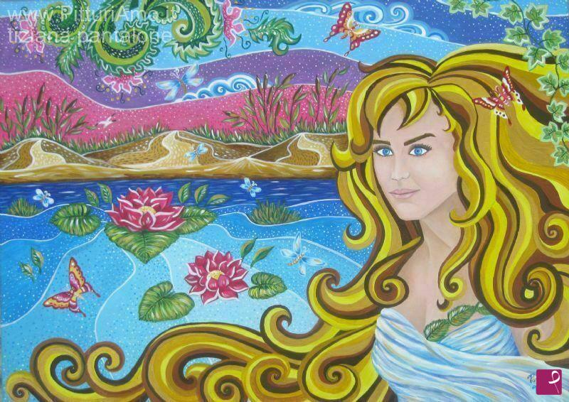 quadri in vendita online - Flora dea della Primavera