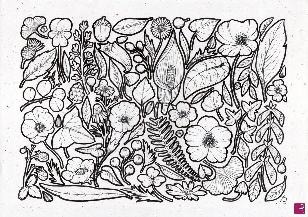 quadri in vendita online - Flora puzzle