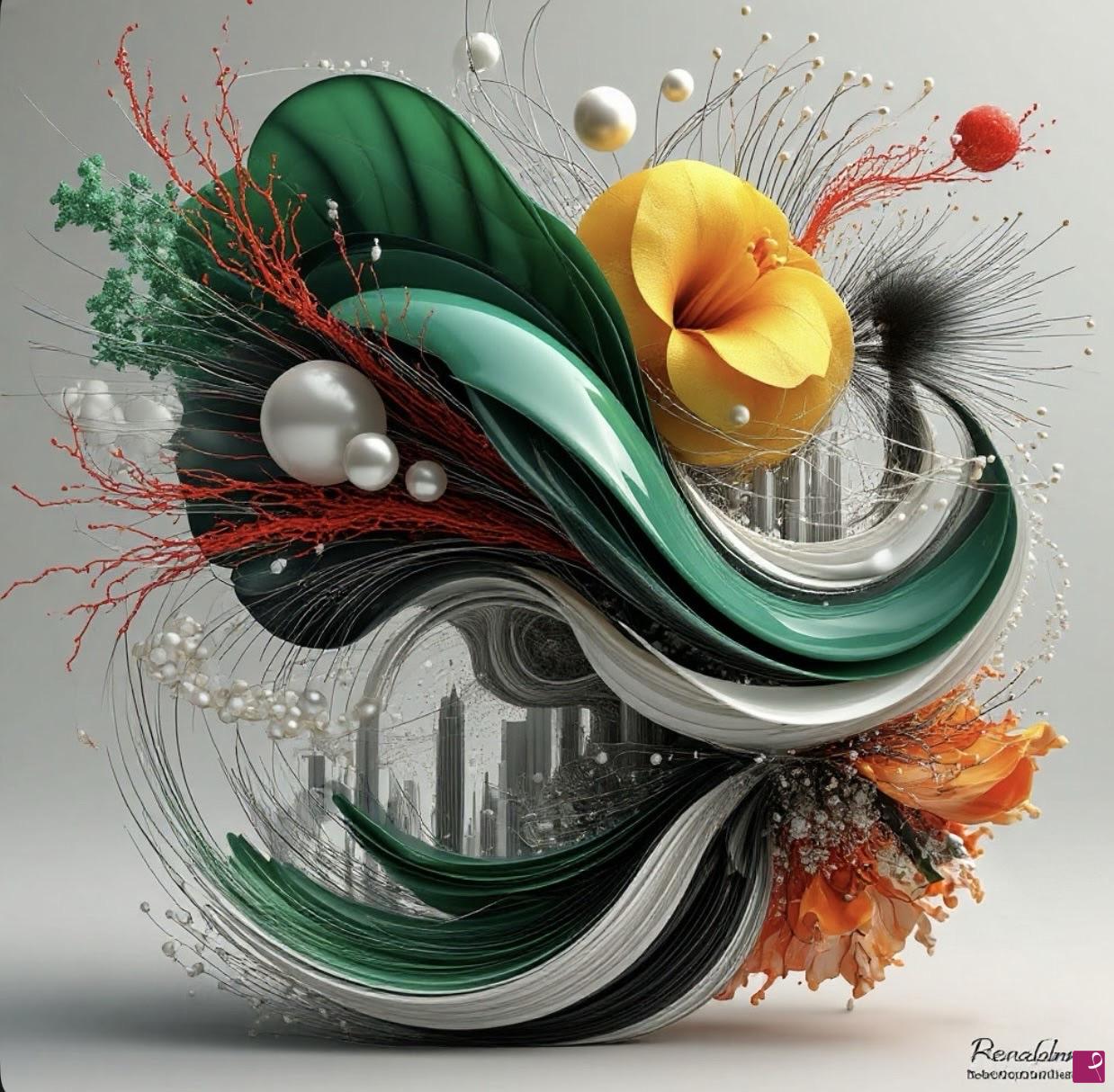 quadri in vendita online - Floral arrangement