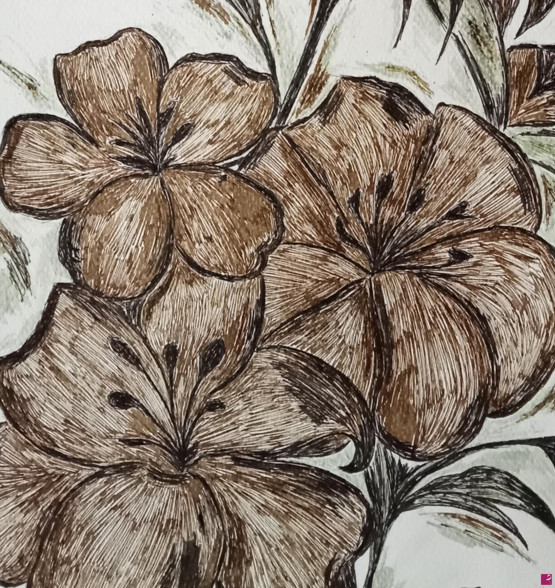 quadri in vendita online - "Floral fantasy"
