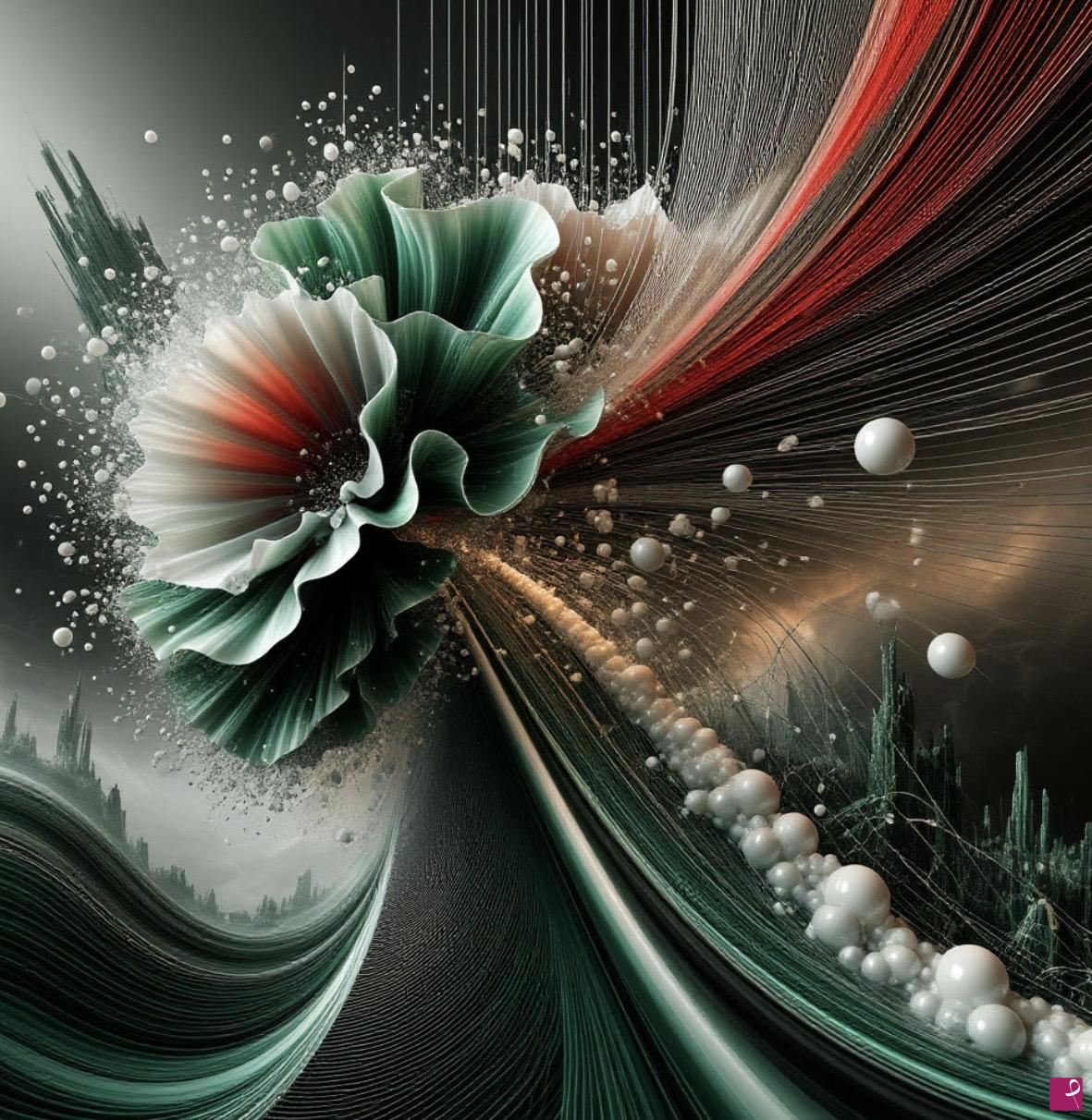 quadri in vendita online - Floral Strike
