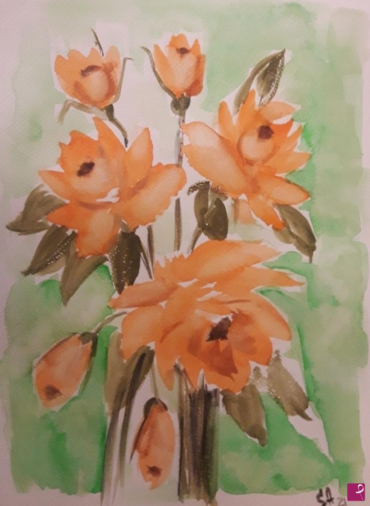 quadri in vendita online - Flower