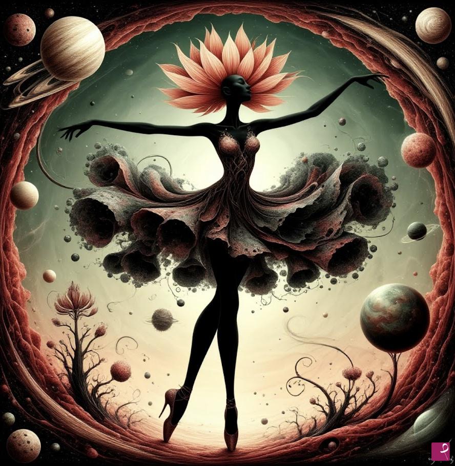 quadri in vendita online - Flower dance
