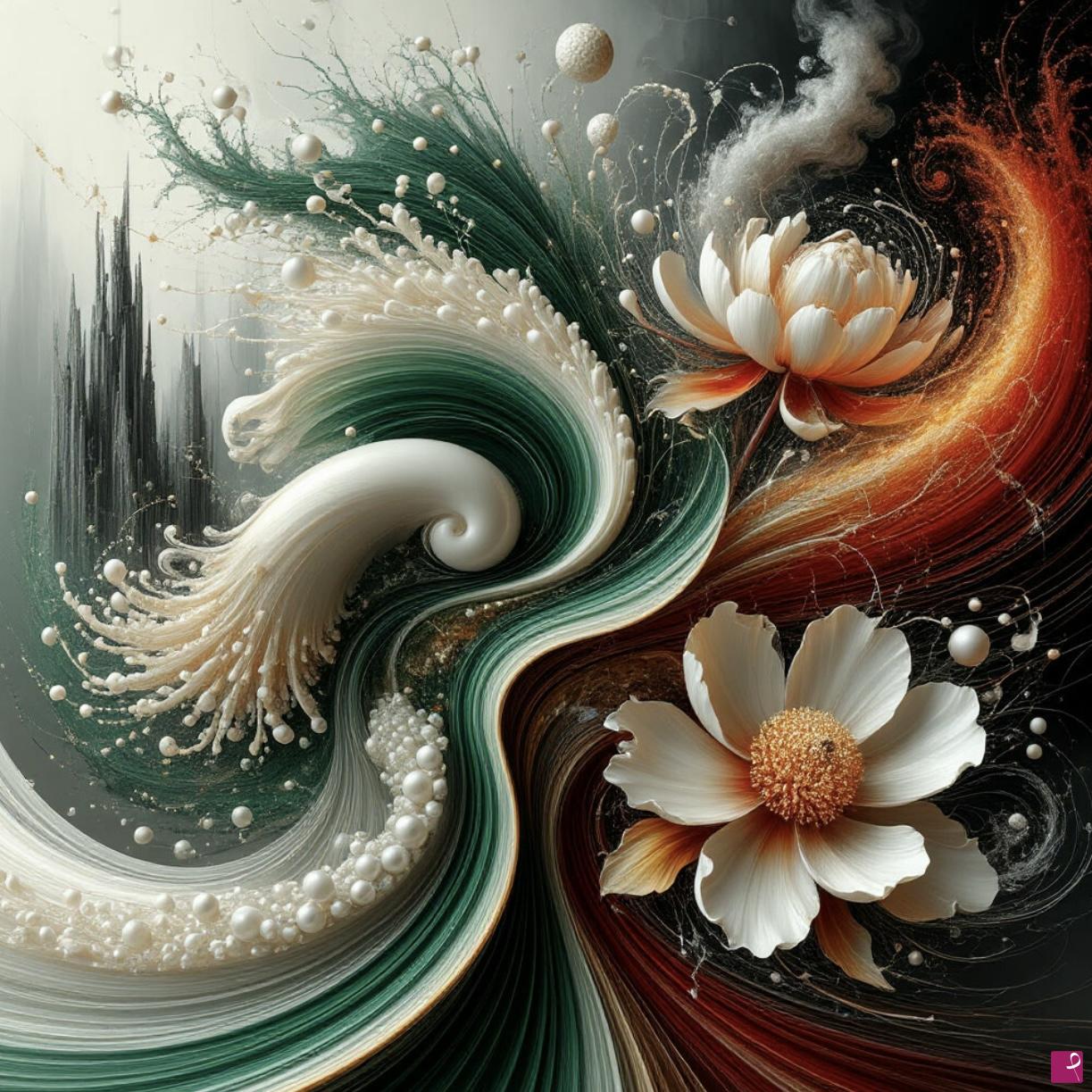 quadri in vendita online - Flower Dance