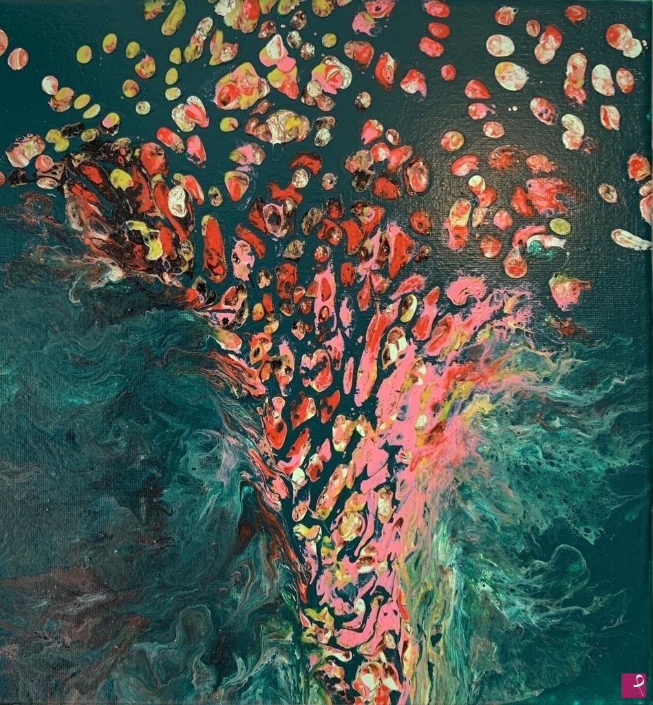 quadri in vendita online - Flower explosion