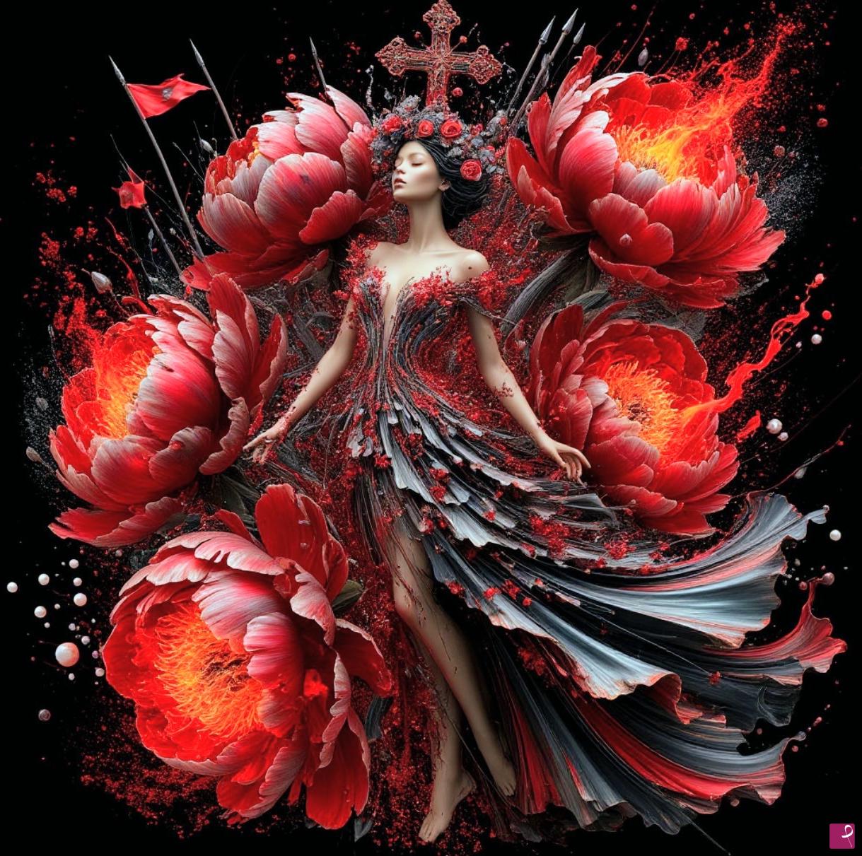 quadri in vendita online - Flower Fairy