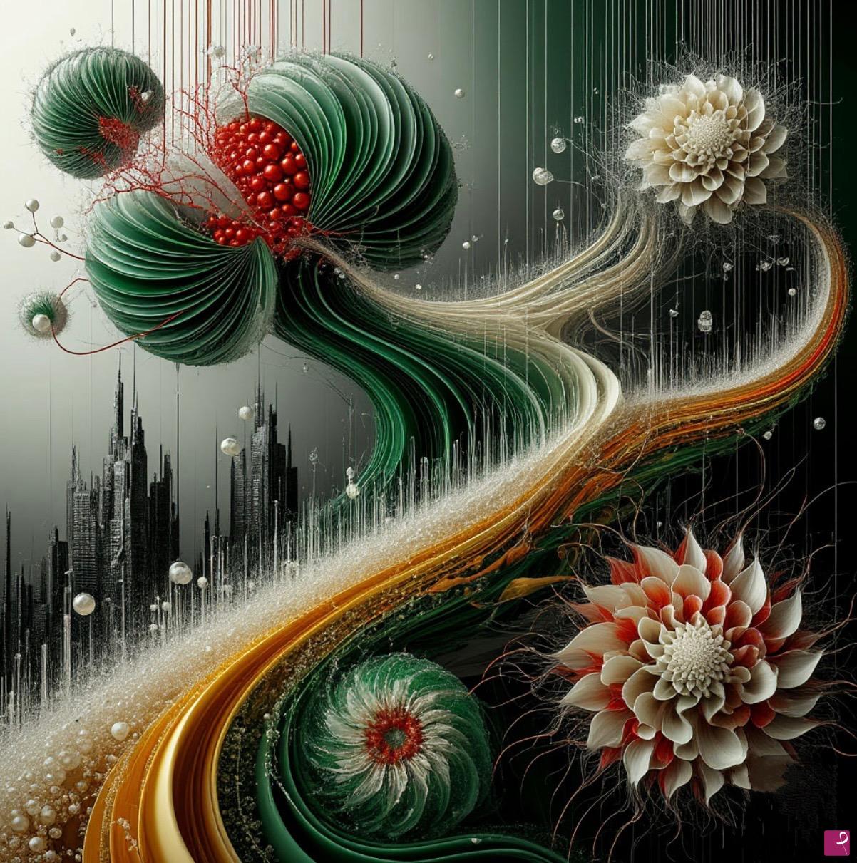 quadri in vendita online - Flower of new life