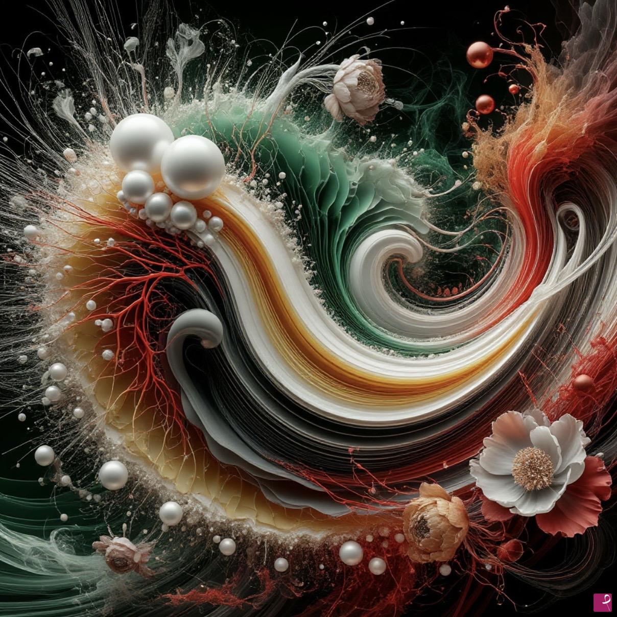 quadri in vendita online - Flower piany structure