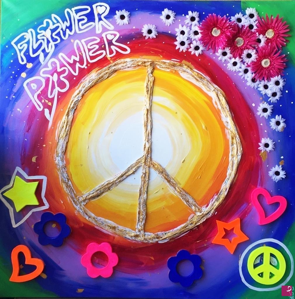 quadri in vendita online - Flower Power