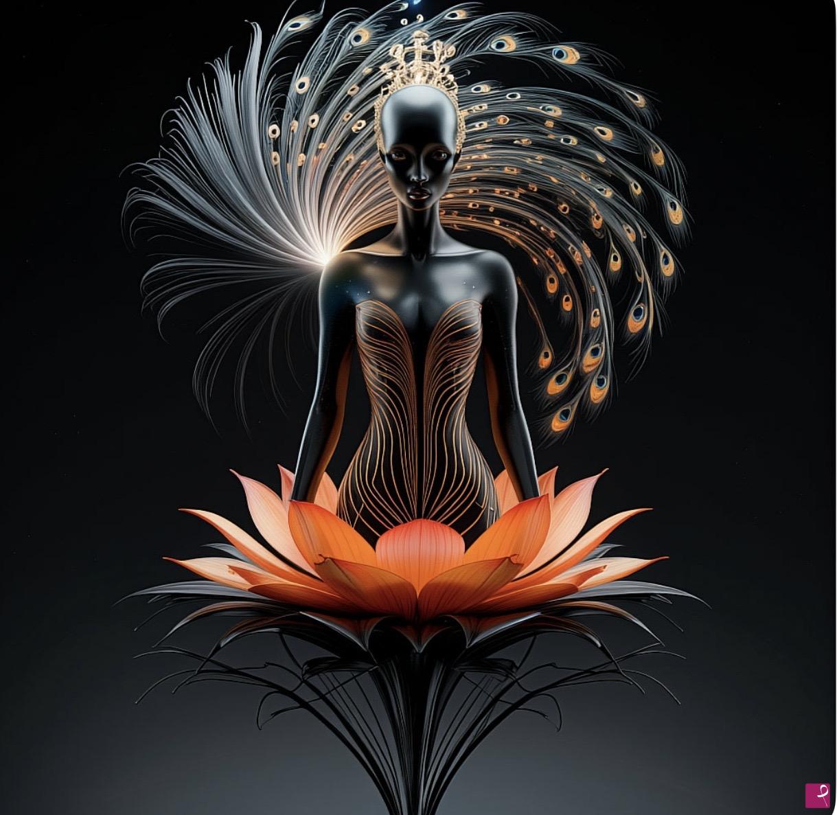 quadri in vendita online - Flower princess
