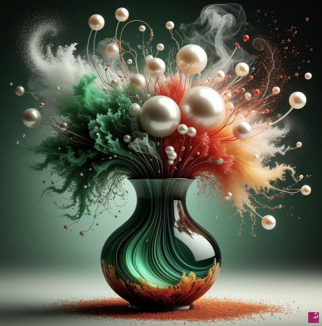 quadri in vendita online - Flower vase