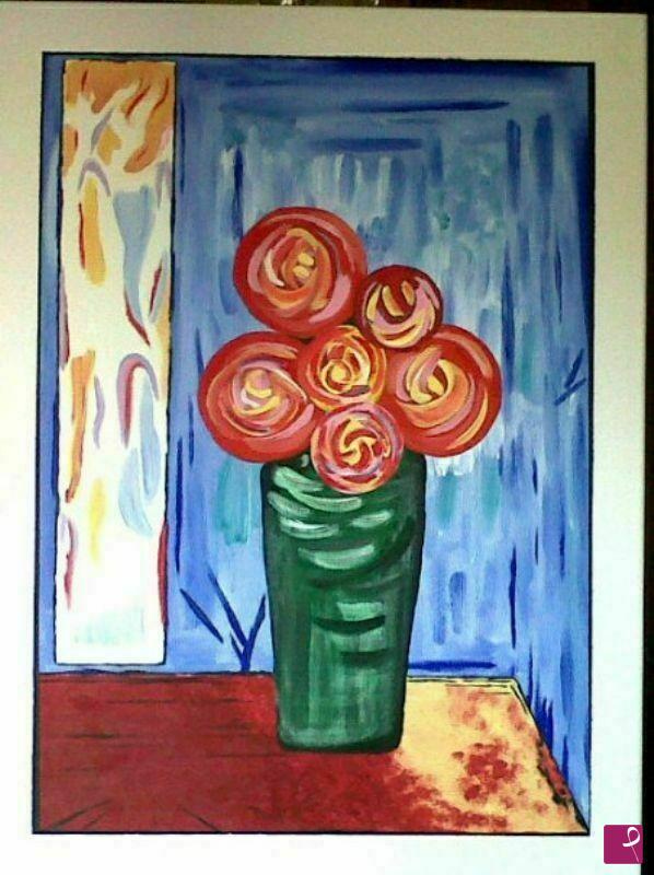 quadri in vendita online - Flower Vase