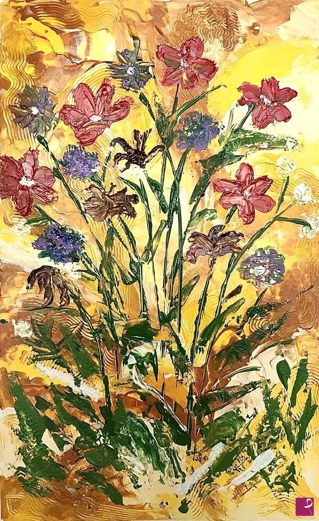 quadri in vendita online - Flowerpower n2