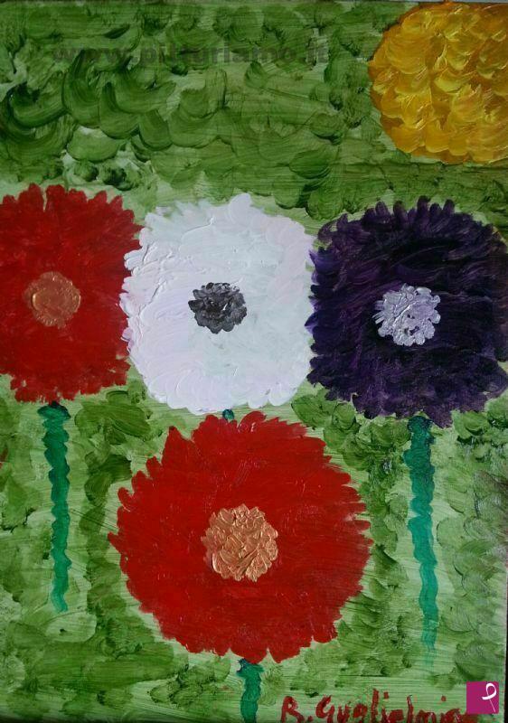 quadri in vendita online - FLOWERS AND COLOURS