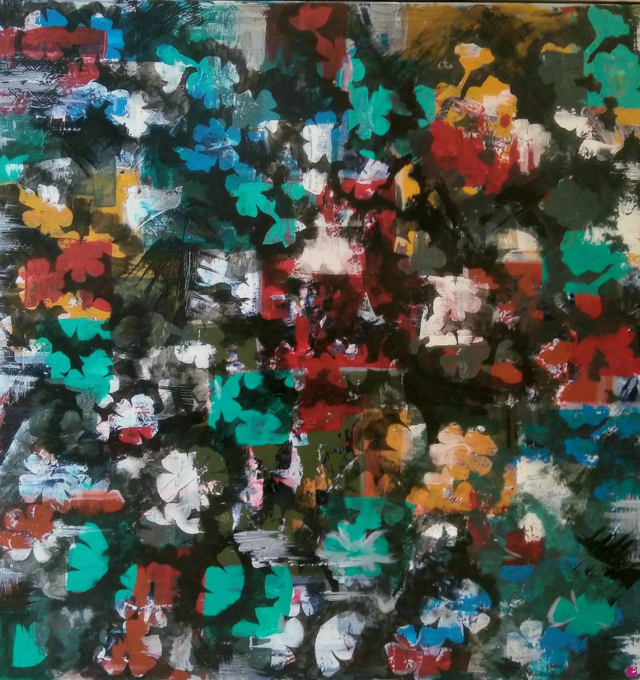 quadri in vendita online - Flowers Bomb