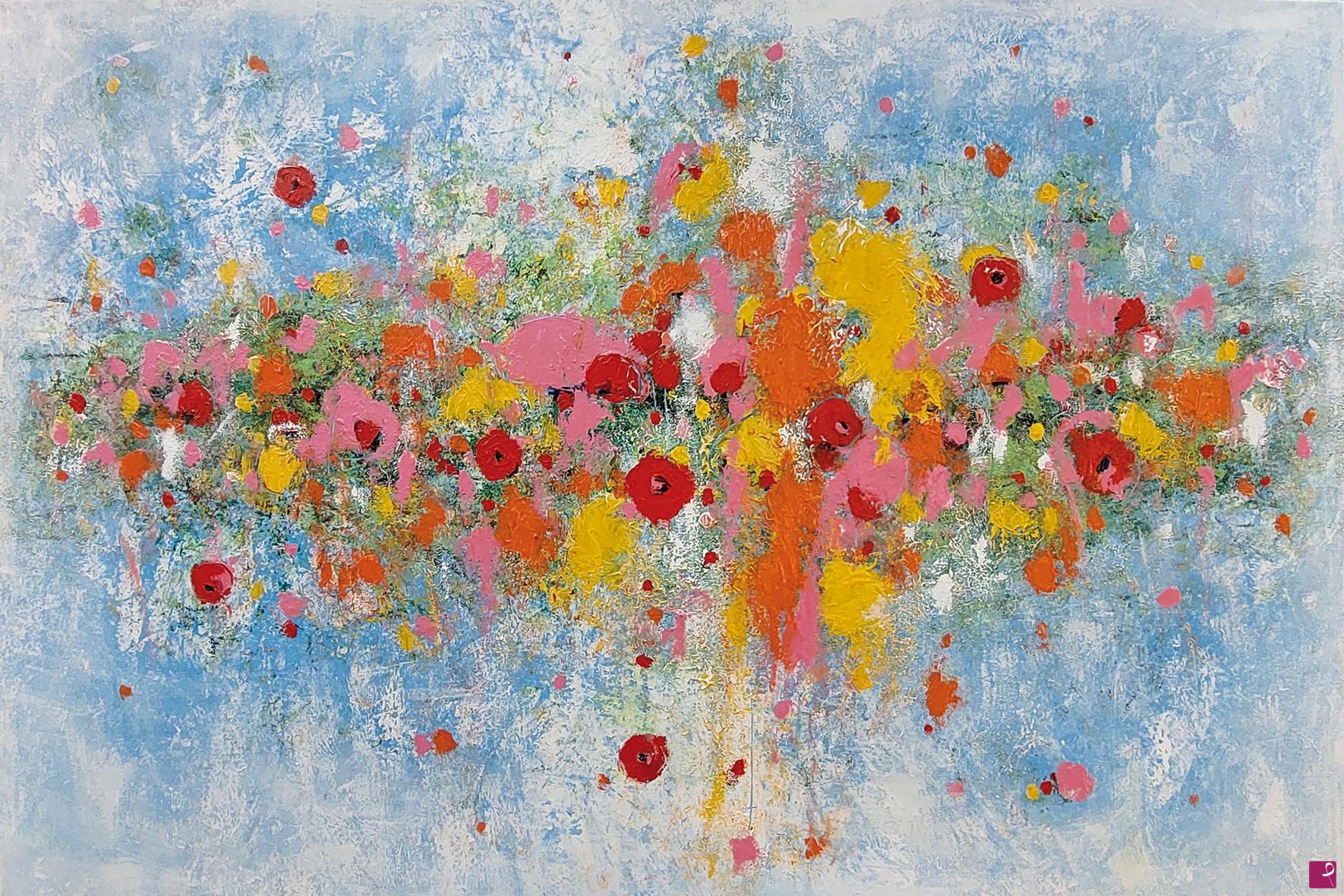 quadri in vendita online - Flowers in the sky 5
