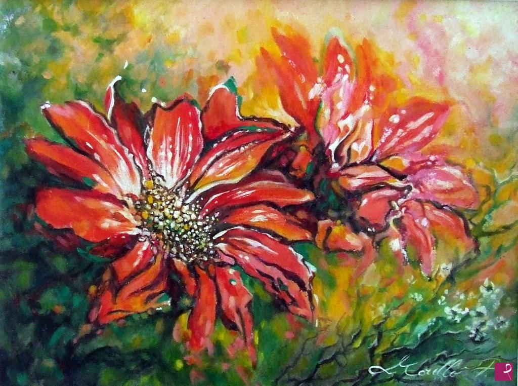 quadri in vendita online - Flowers m
