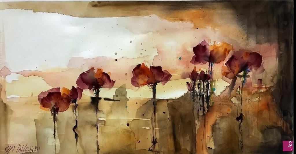 quadri in vendita online - Flowers of desert