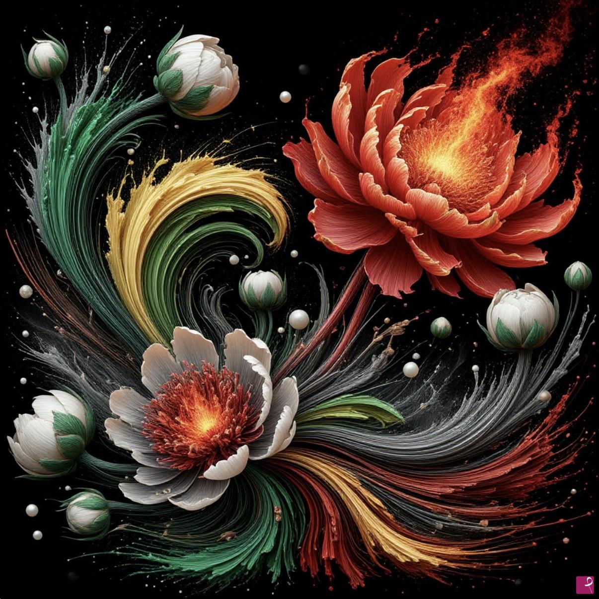 quadri in vendita online - Flowers of Life