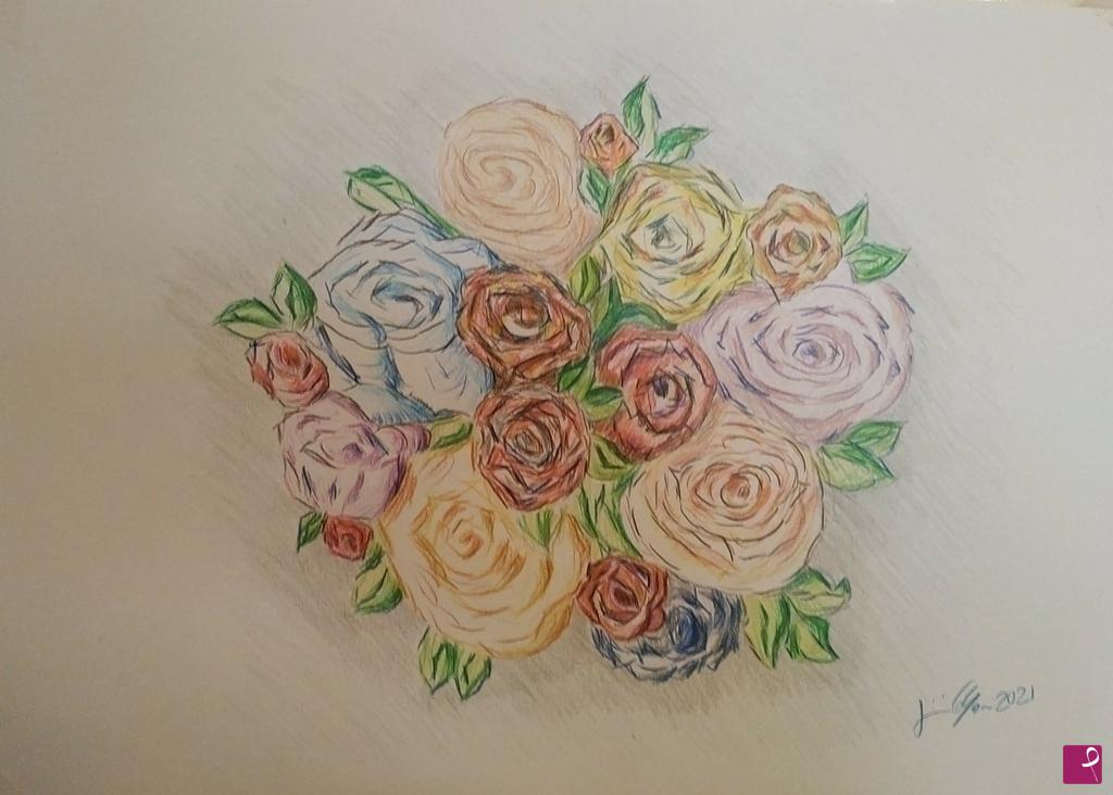 quadri in vendita online - Flowers of romance
