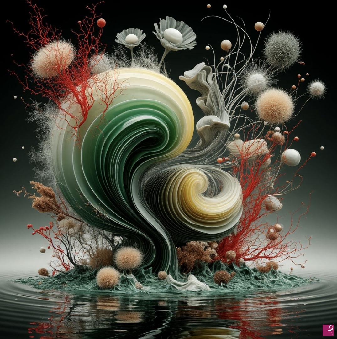 quadri in vendita online - Flowers on the water