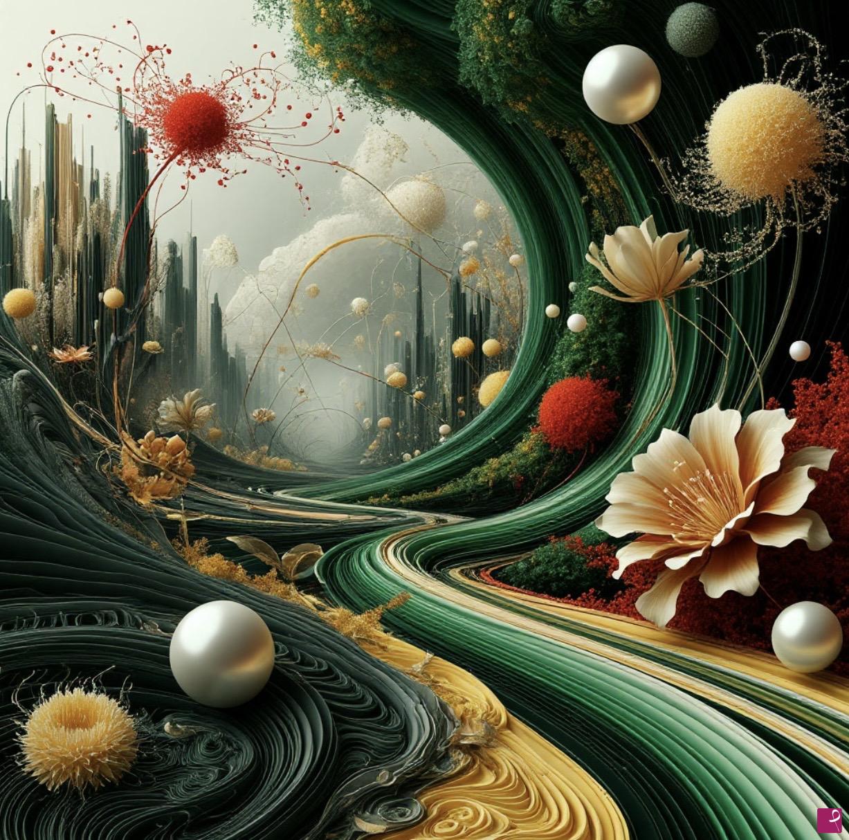 quadri in vendita online - Flowery path