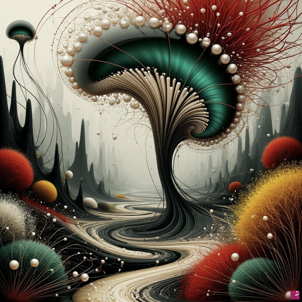 quadri in vendita online - Flying flower