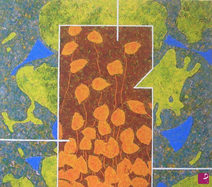 quadri in vendita online - Foglie fossili