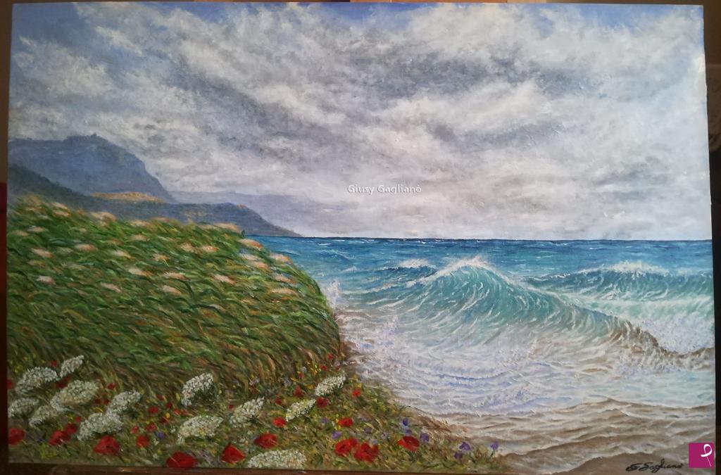 quadri in vendita online - "Folle primavera" (Golfo di Gioia Tauro)
