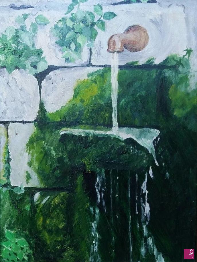 quadri in vendita online - fontana di ischitella "Acqua"