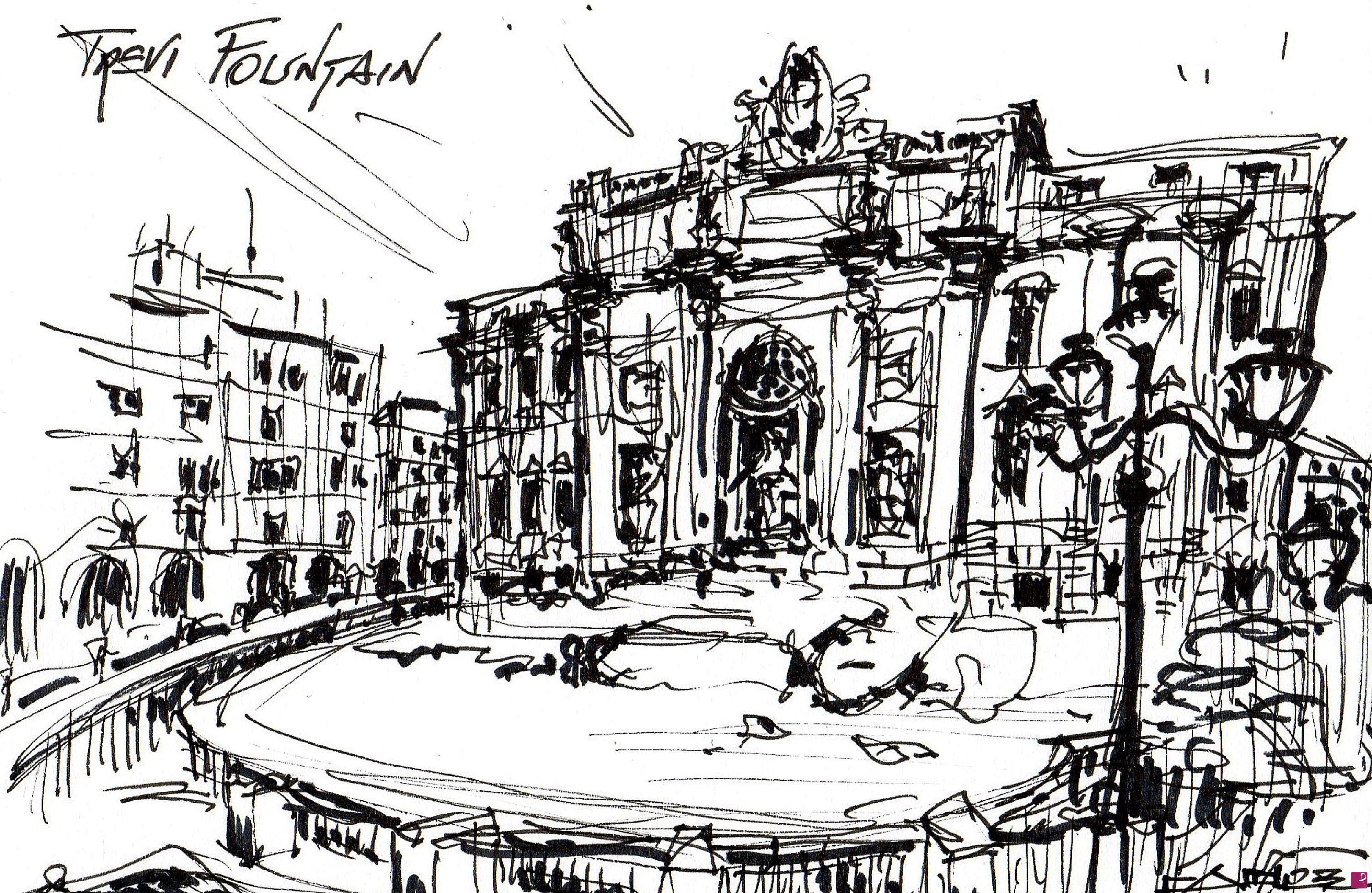 quadri in vendita online - Fontana di Trevi