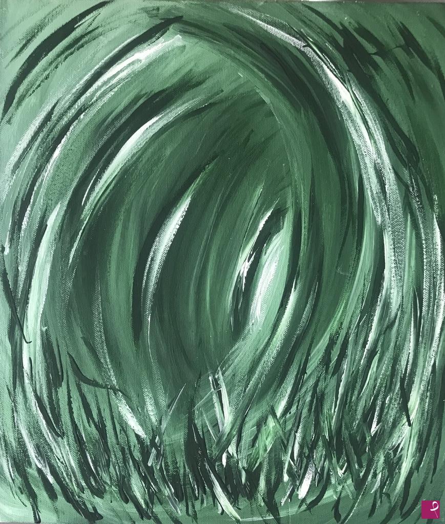 quadri in vendita online - FOREST DEEP GREEN