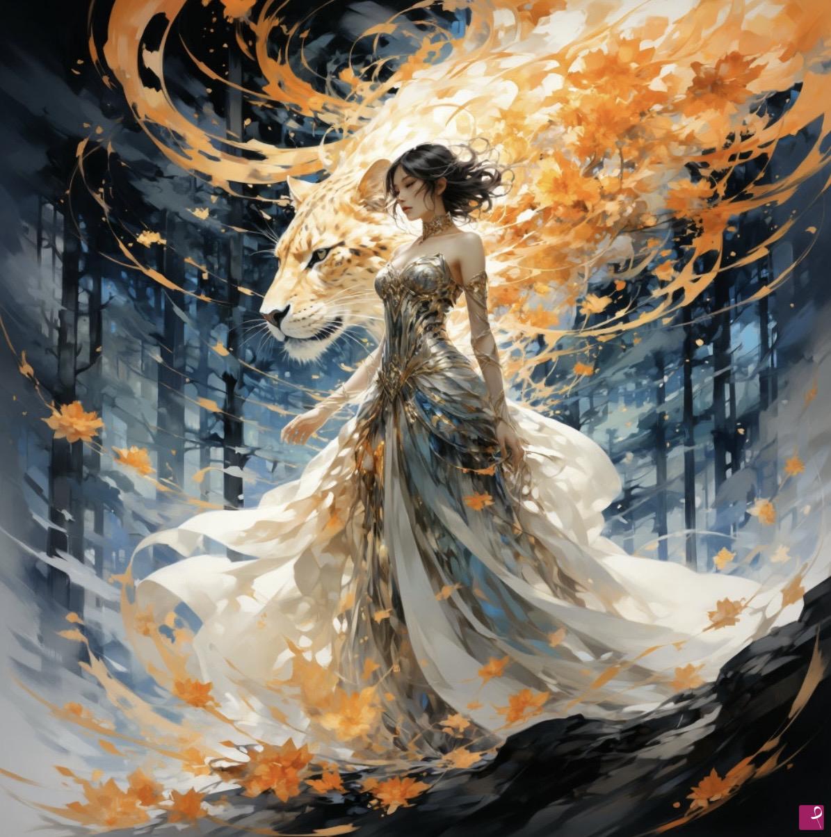 quadri in vendita online - Forest fairy