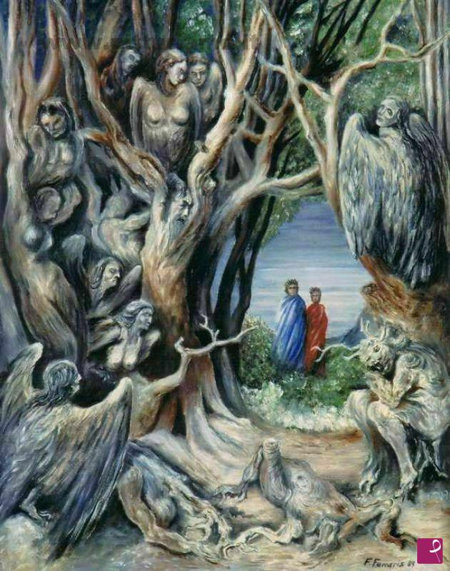 quadri in vendita online - Foresta delle Arpie